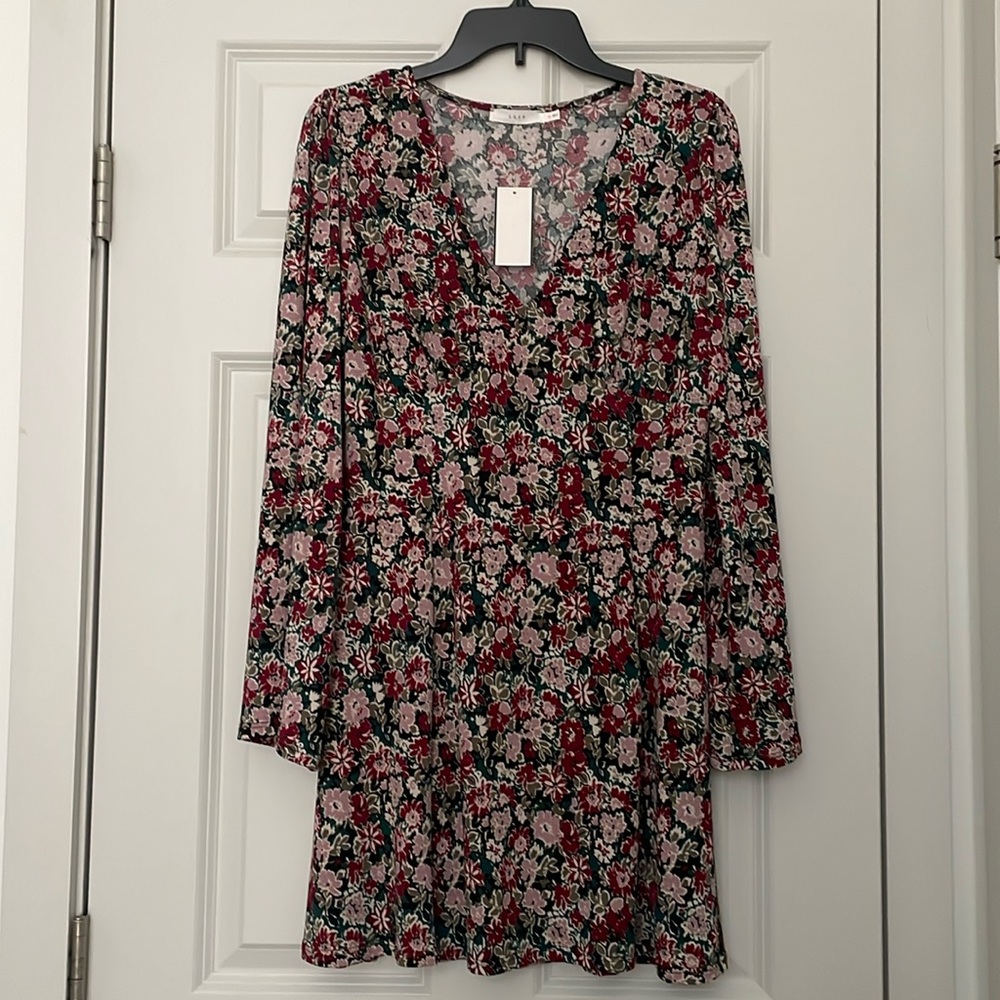 Lush Green Marsala women Floral dress